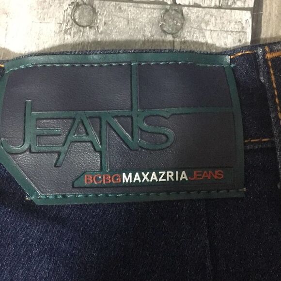 Vintage 90s BCBG MAXAZRIA Long Denim JEAN SKIRT Size 5/6r - Picture 4 of 7